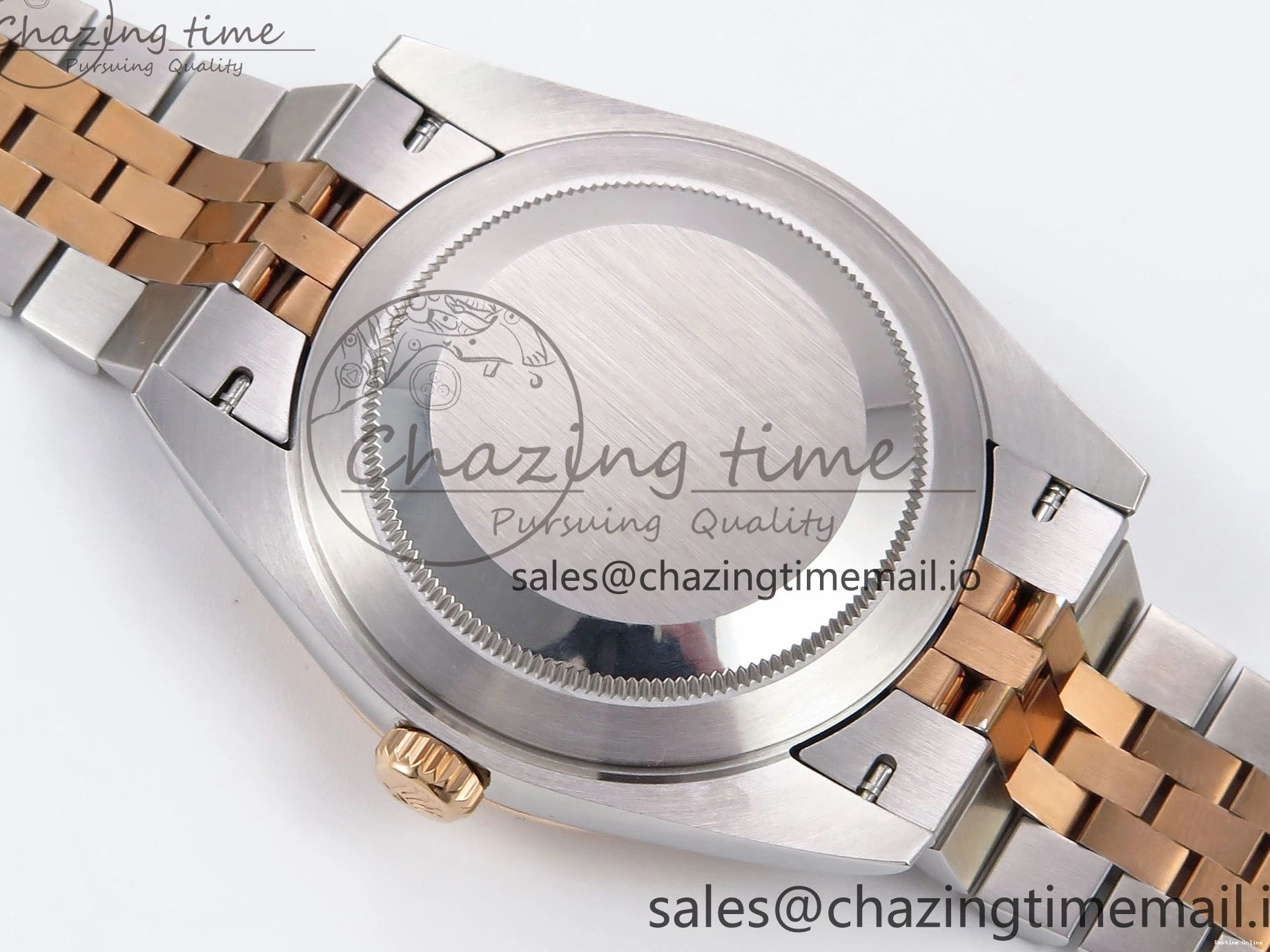 0208 DateJust 41 126331 EWEF Best Edition RG Diamonds Dial on SS RG Jubilee Bracelet A UrbanChic 999